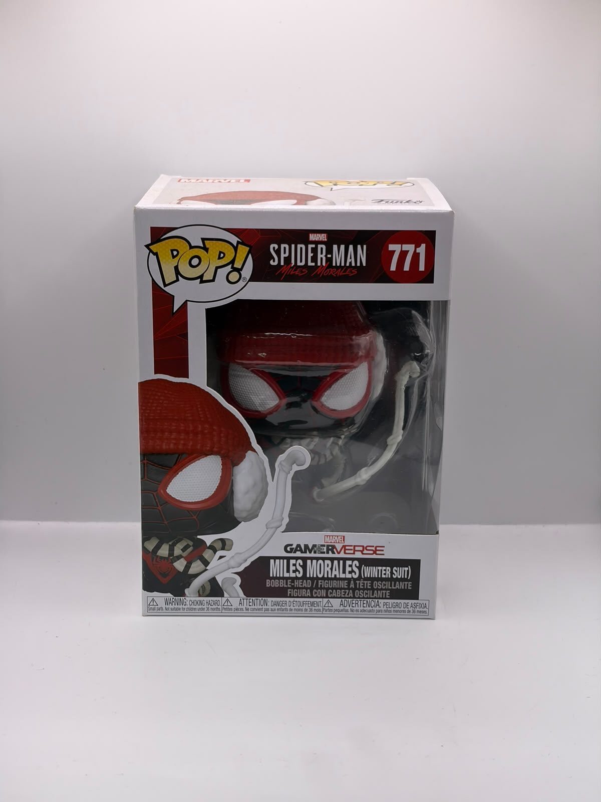 Funko Pop! Marvel Spider-Man: Miles Morales (Winter Suit) #771 Vinyl Figure
