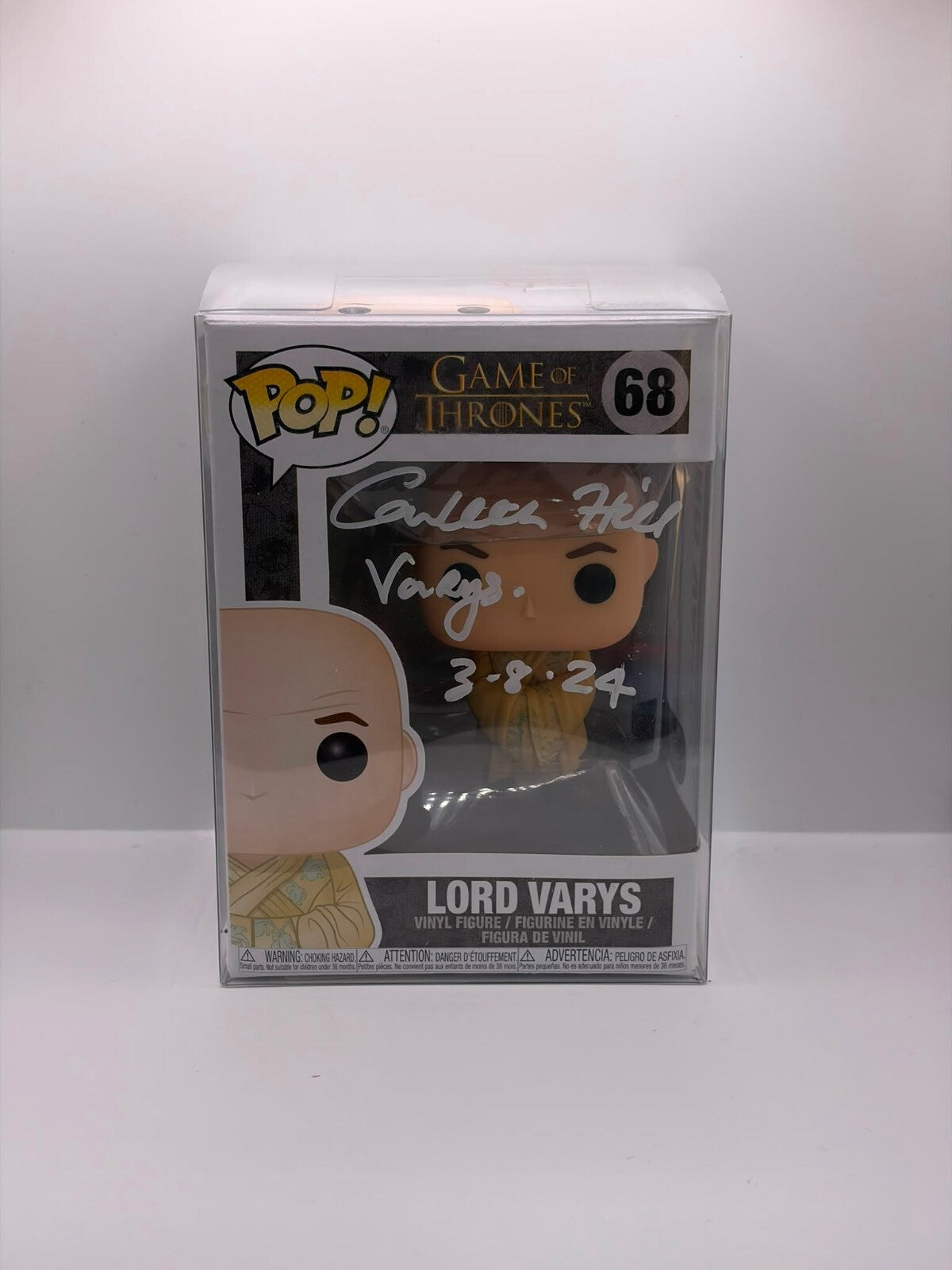 Funko Pop! Game of Thrones Lord Varys Vinyl Figure #68 - Signed