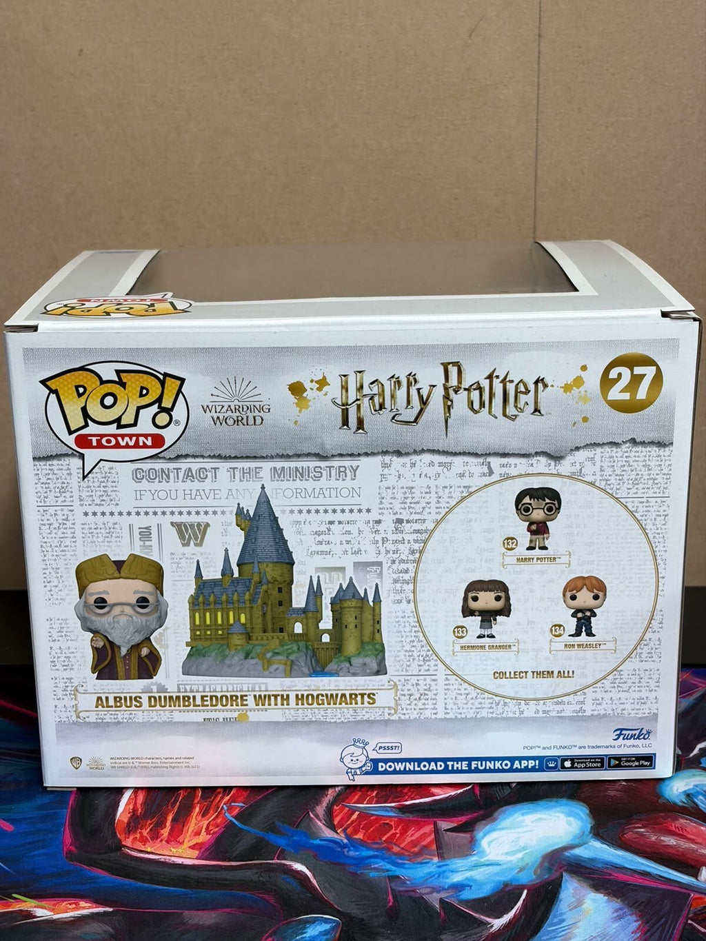 Funko Pop! Town #27 Albus Dumbledore with Hogwarts