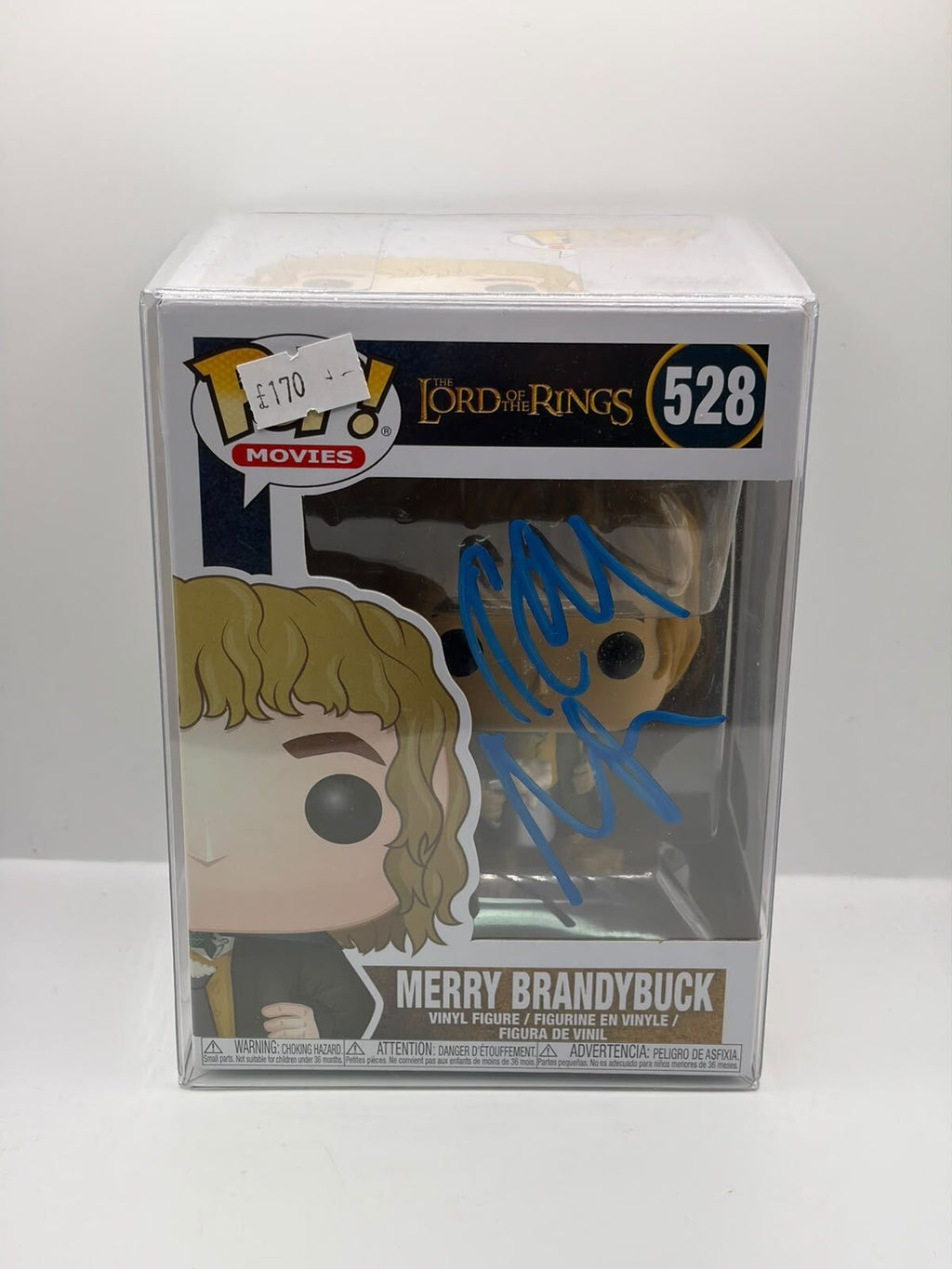 Funko Pop! Movies The Lord of the Rings Merry Brandybuck #528 Signed
