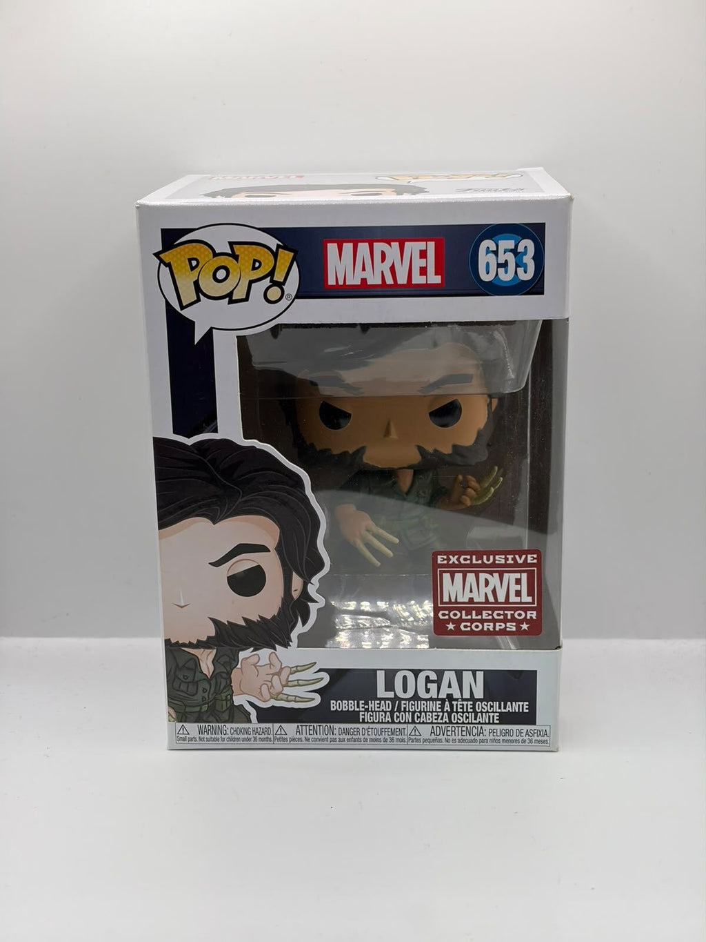 Funko Pop! Marvel Logan #653 Exclusive Vinyl Figure in Box
