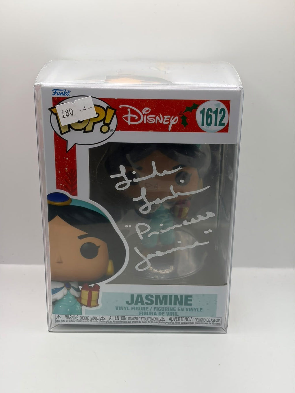 Funko Pop! Disney Princess Jasmine #1612 Vinyl Figure Signed