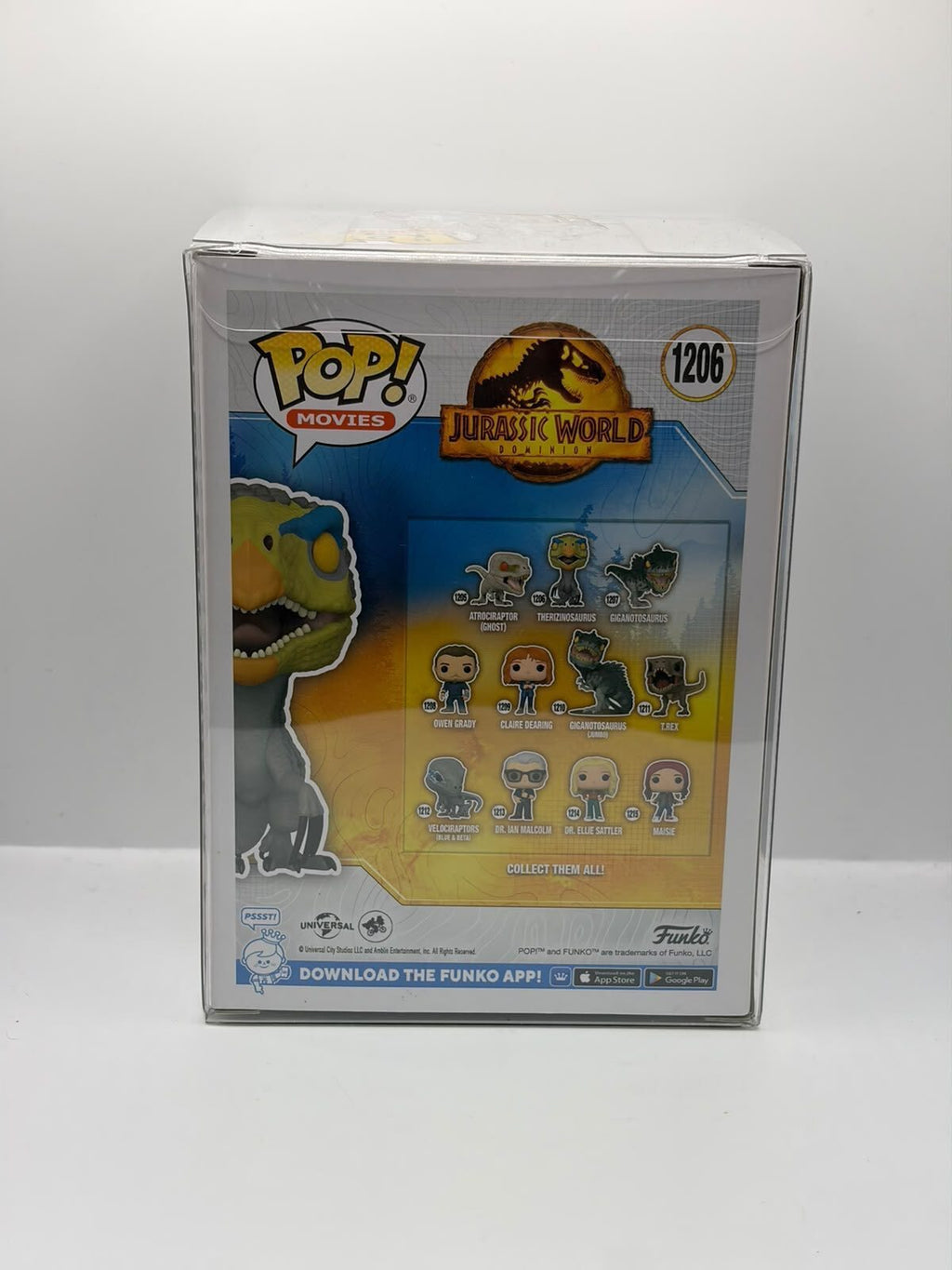 Funko Pop! Movies Jurassic World Therizinosaurus #1206 Vinyl Figure
