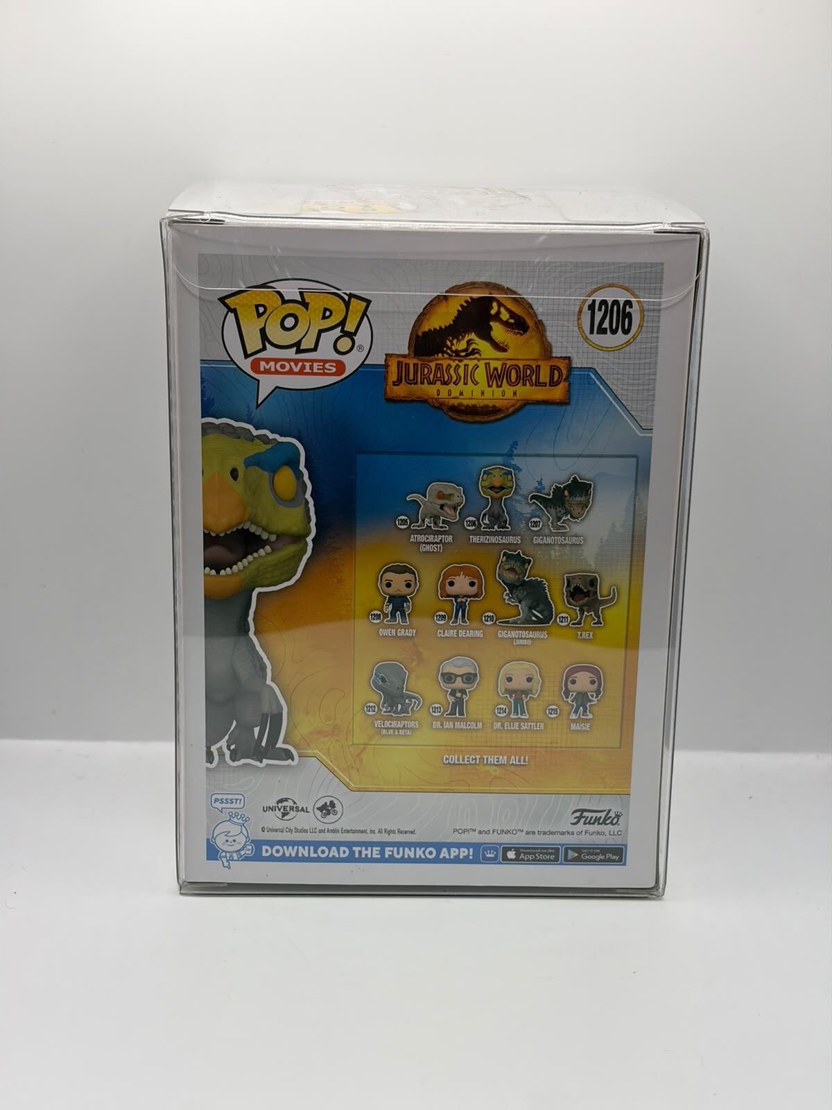 Funko Pop! Movies Jurassic World Therizinosaurus #1206 Vinyl Figure