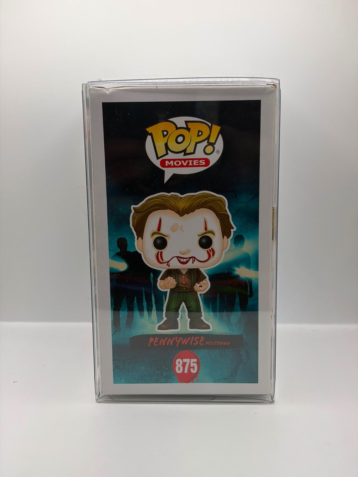 Funko Pop! Movies Pennywise Meltdown Vinyl Figure #875 Signed by Jaeden Martell