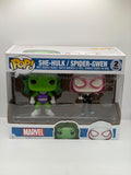 Funko Pop! Marvel She-Hulk & Spider-Gwen 2-Pack Vinyl Figures