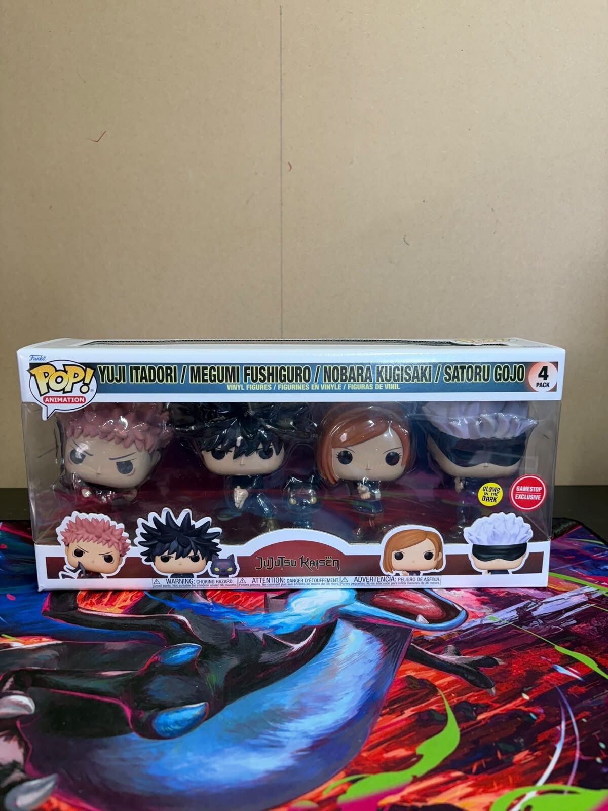 Pop! Animation Jujutsu Kaisen 4-Pack Vinyl Figures