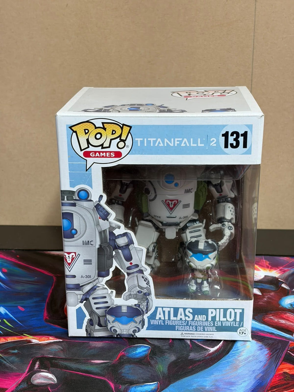 Funko Pop! Games Titanfall 2 Atlas and Pilot #131 Vinyl Figures
