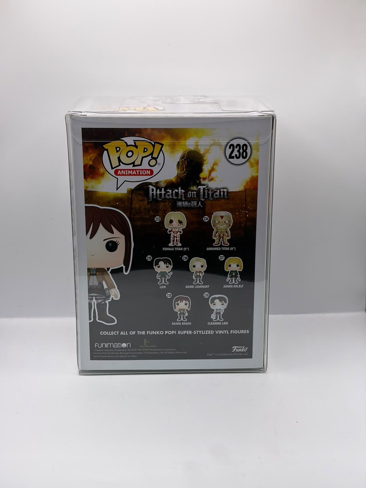 Funko Pop! Animation Attack on Titan Sasha Braus #238 Exclusive Vinyl Figure in Box