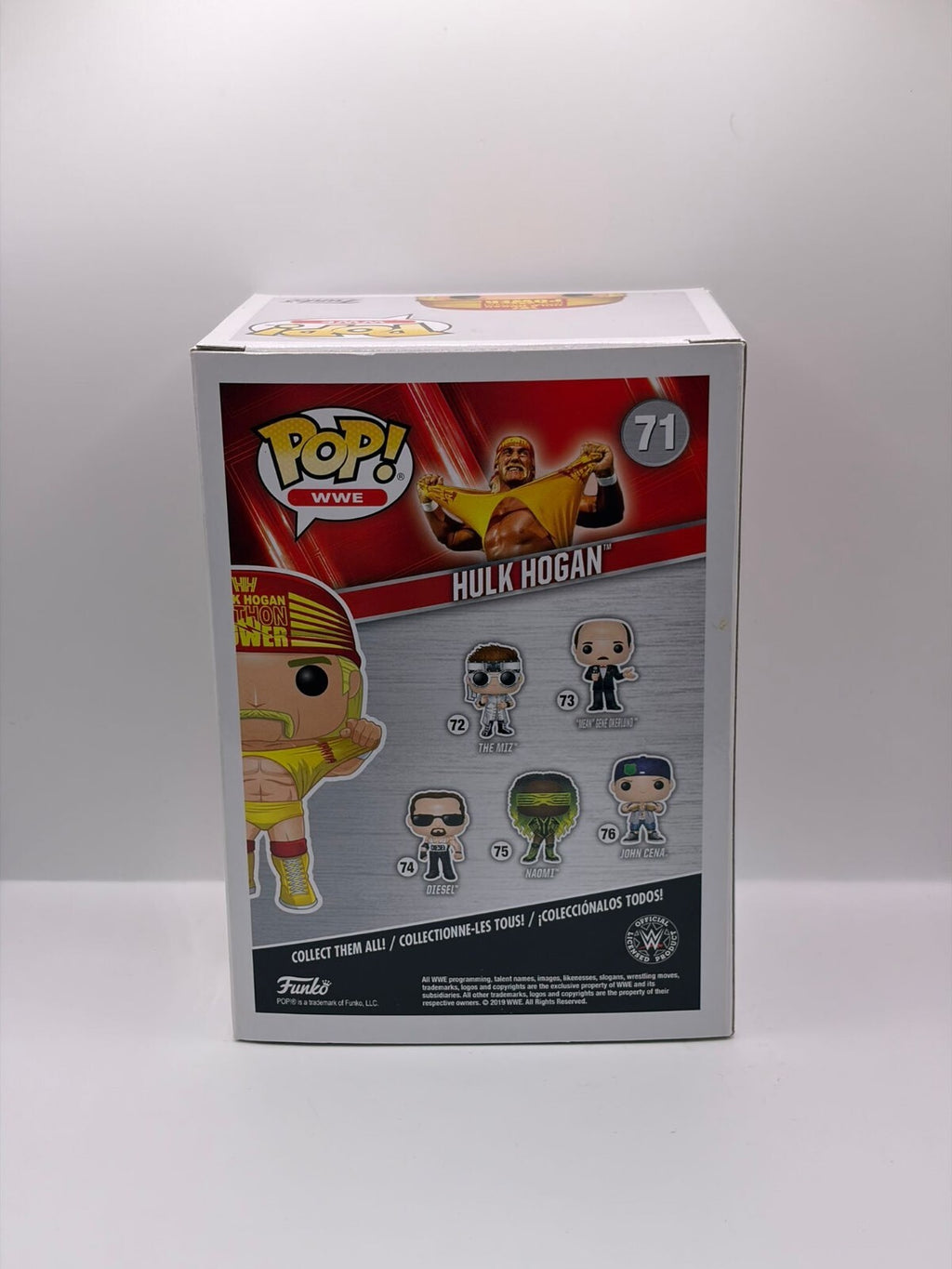 Funko Pop! WWE Hulk Hogan Vinyl Figure #71 Special Edition