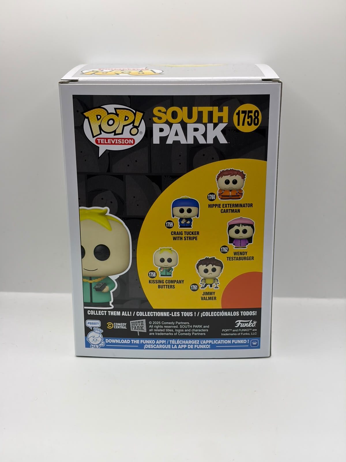 Funko Pop! Television South Park Kissing Company Butters #1758 Vinyl Figure
