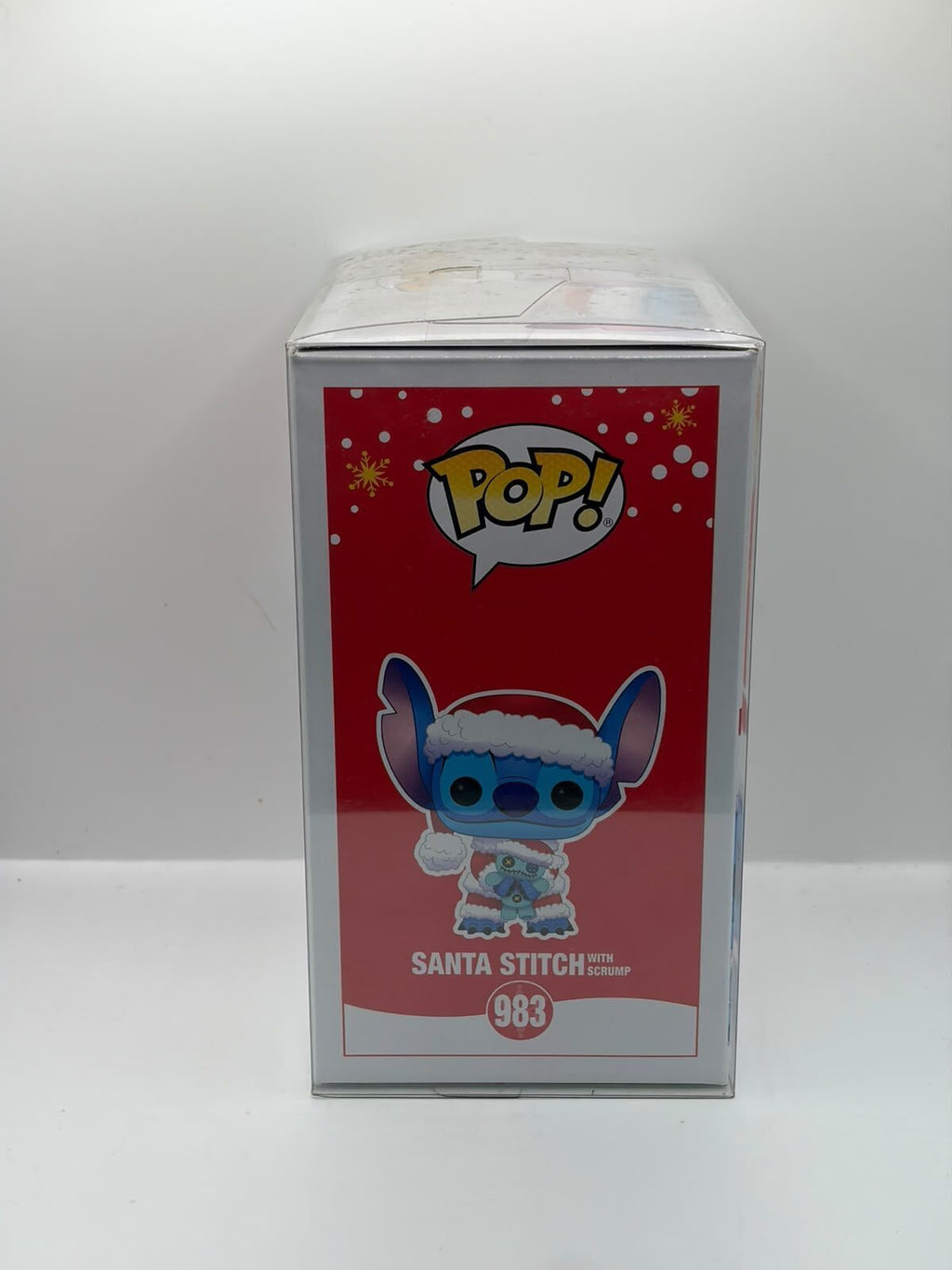Funko Pop! Disney Santa Stitch with Scrump #983 ECVP Exclusive Special Edition