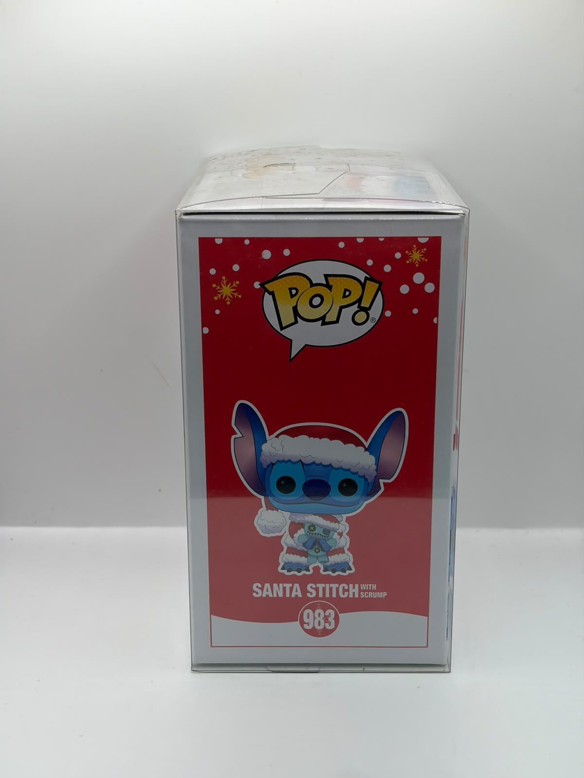 Funko Pop! Disney Santa Stitch with Scrump #983 ECVP Exclusive Special Edition