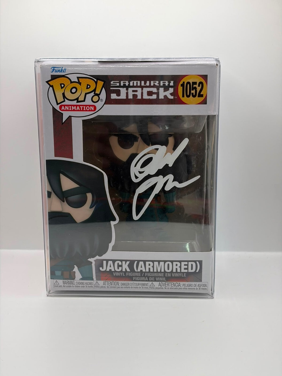 Funko Pop! Animation Samurai Jack #1052 Jack (Armoured) Signed
