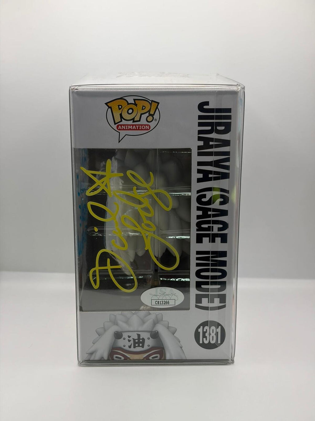 Funko Pop! Animation Naruto Shippuden Jiraiya (Sage Mode) #1381 AAA Autographed