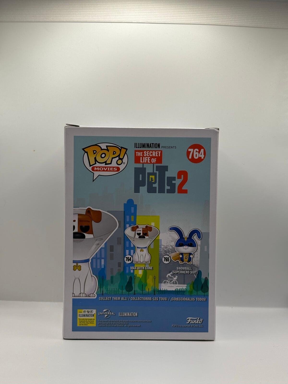 Funko Pop! Movies The Secret Life of Pets 2 Max with Cone Vinyl Figure 764