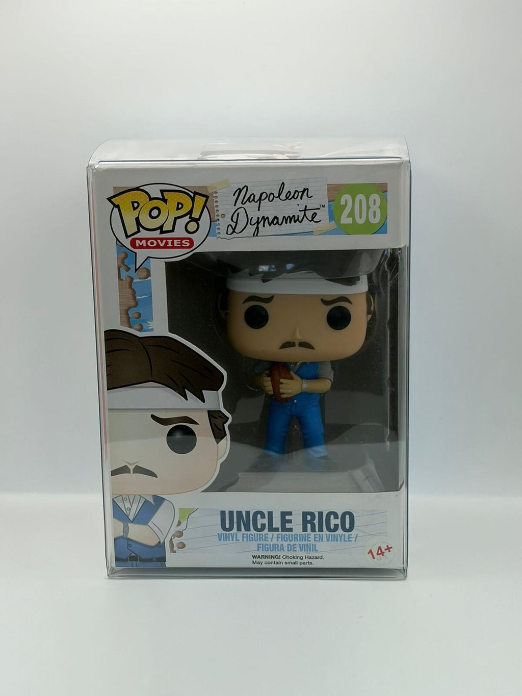 Funko Pop! Movies Napoleon Dynamite Uncle Rico #208 Vinyl Figure
