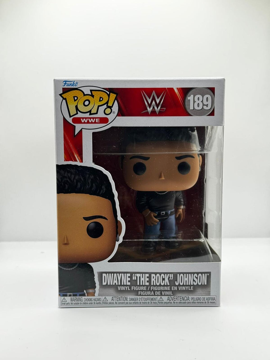 Funko Pop WWE Dwayne "The Rock" Johnson Vinyl Figure #189