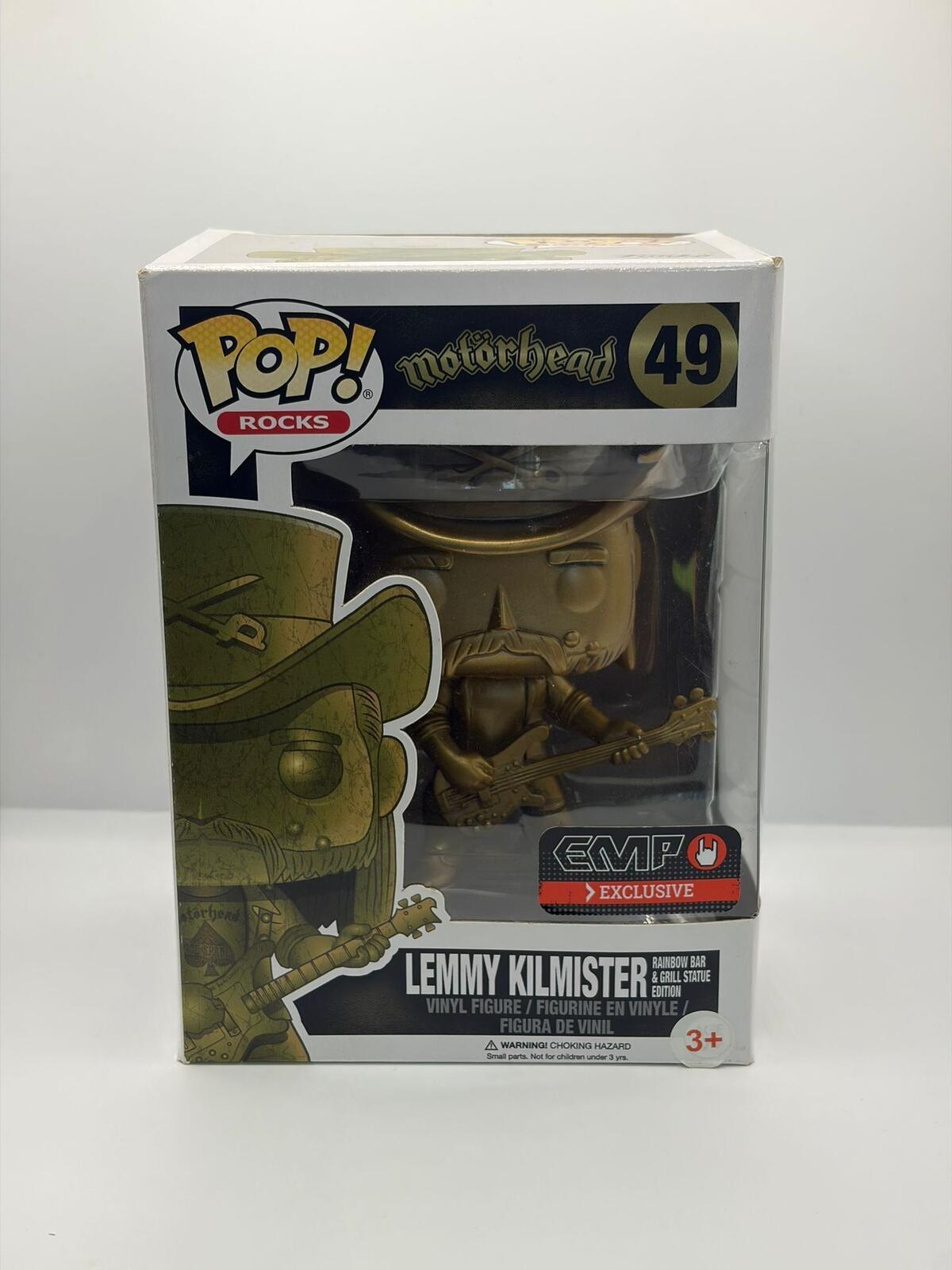 Funko Pop! Rocks Motörhead Lemmy Kilmister #49 Exclusive Vinyl Figure