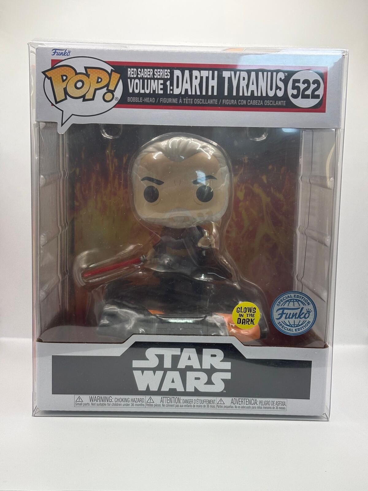 Funko Pop! Star Wars Darth Tyranus Glow in the Dark #522