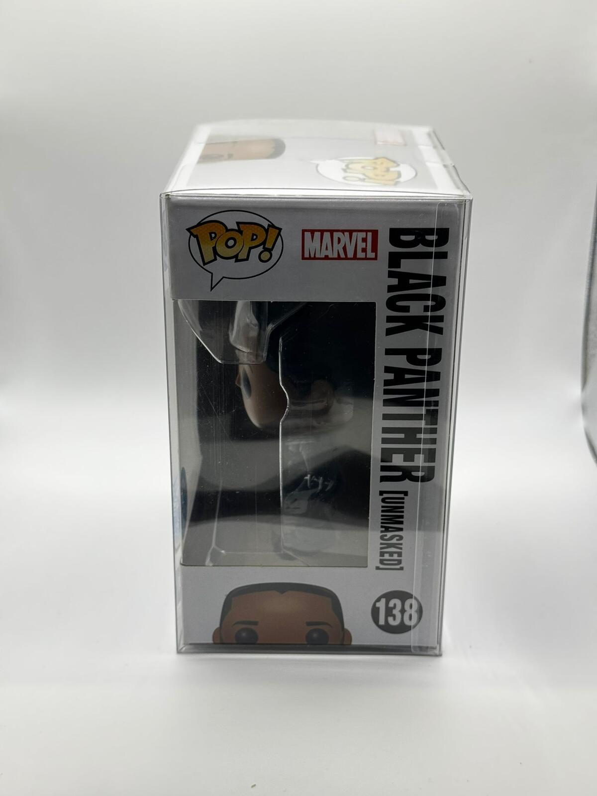Funko Pop Marvel Civil War Black Panther Unmasked #138 Vinyl Figure