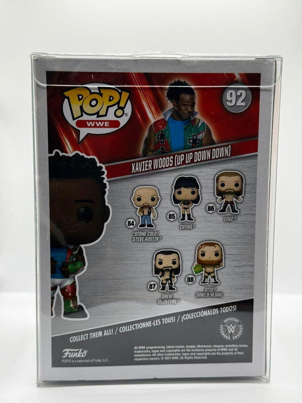 Funko Pop WWE Xavier Woods (Up Up Down Down) Vinyl Figure #92 Exclusive