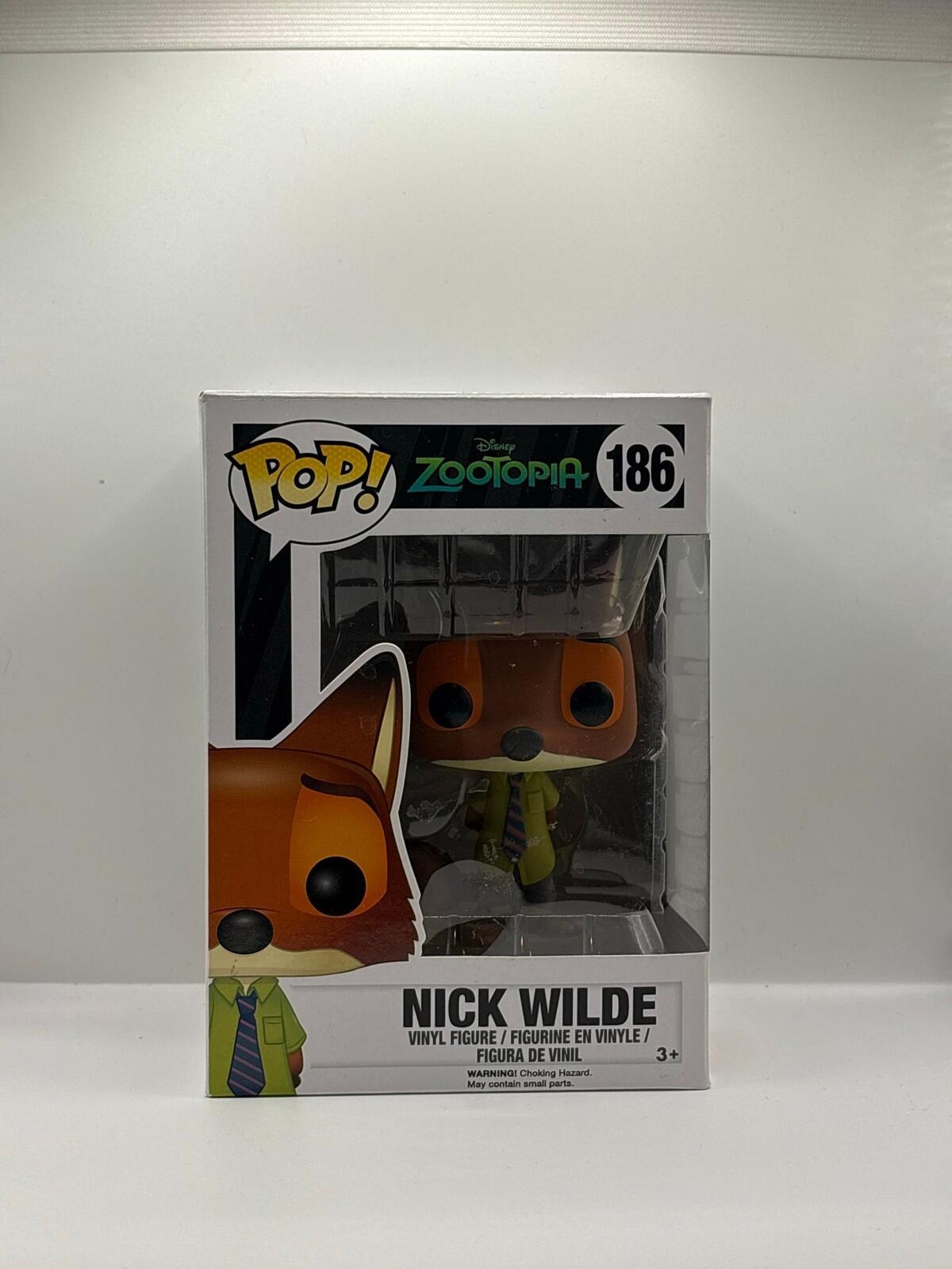Funko Pop Zootopia Nick Wilde Vinyl Figure 186