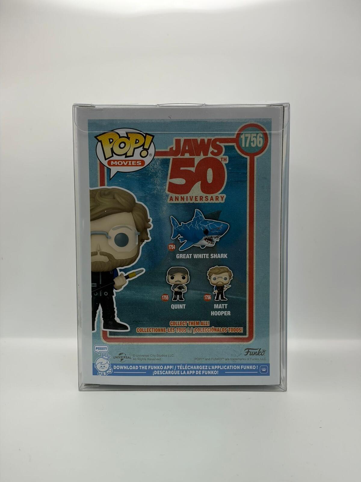 Funko Pop Movies Jaws Matt Hooper #1756 Vinyl Figure