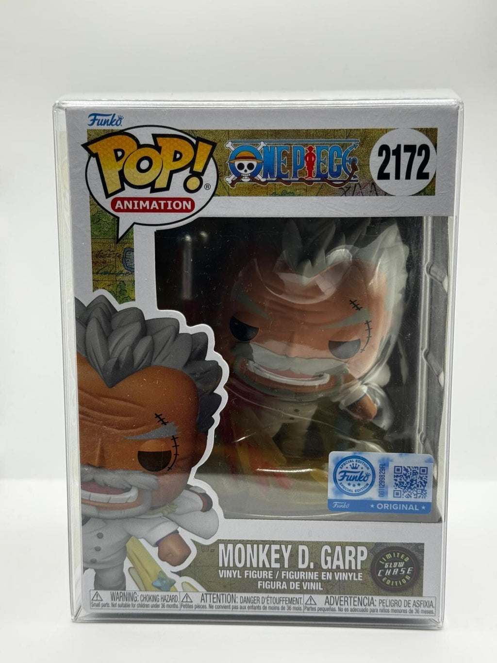 Funko Pop Animation One Piece Monkey D. Garp Vinyl Figure #2172 Glow Chase