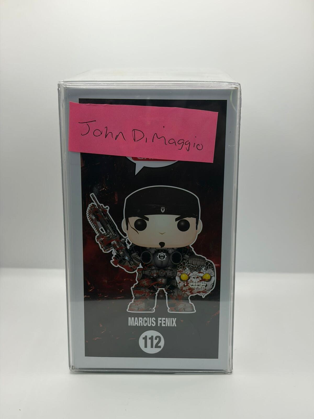 Funko Pop! Marcus Fenix #112 Gears of War Exclusive Signed by John DiMaggio