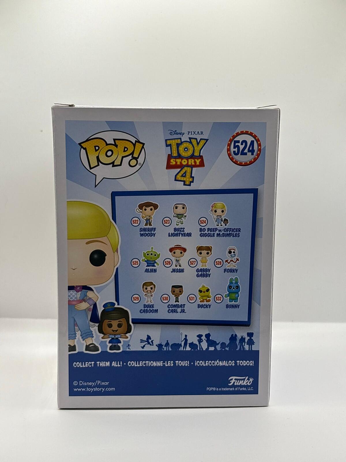 Funko Pop! Toy Story 4 Bo Peep with Officer Giggle McDimples Vinyl Figure #524