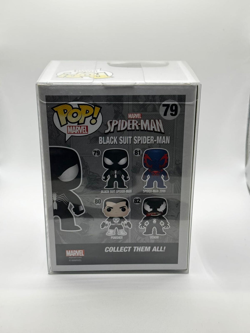 Funko Pop Marvel Black Suit Spider-Man #79 Exclusive Vinyl Figure