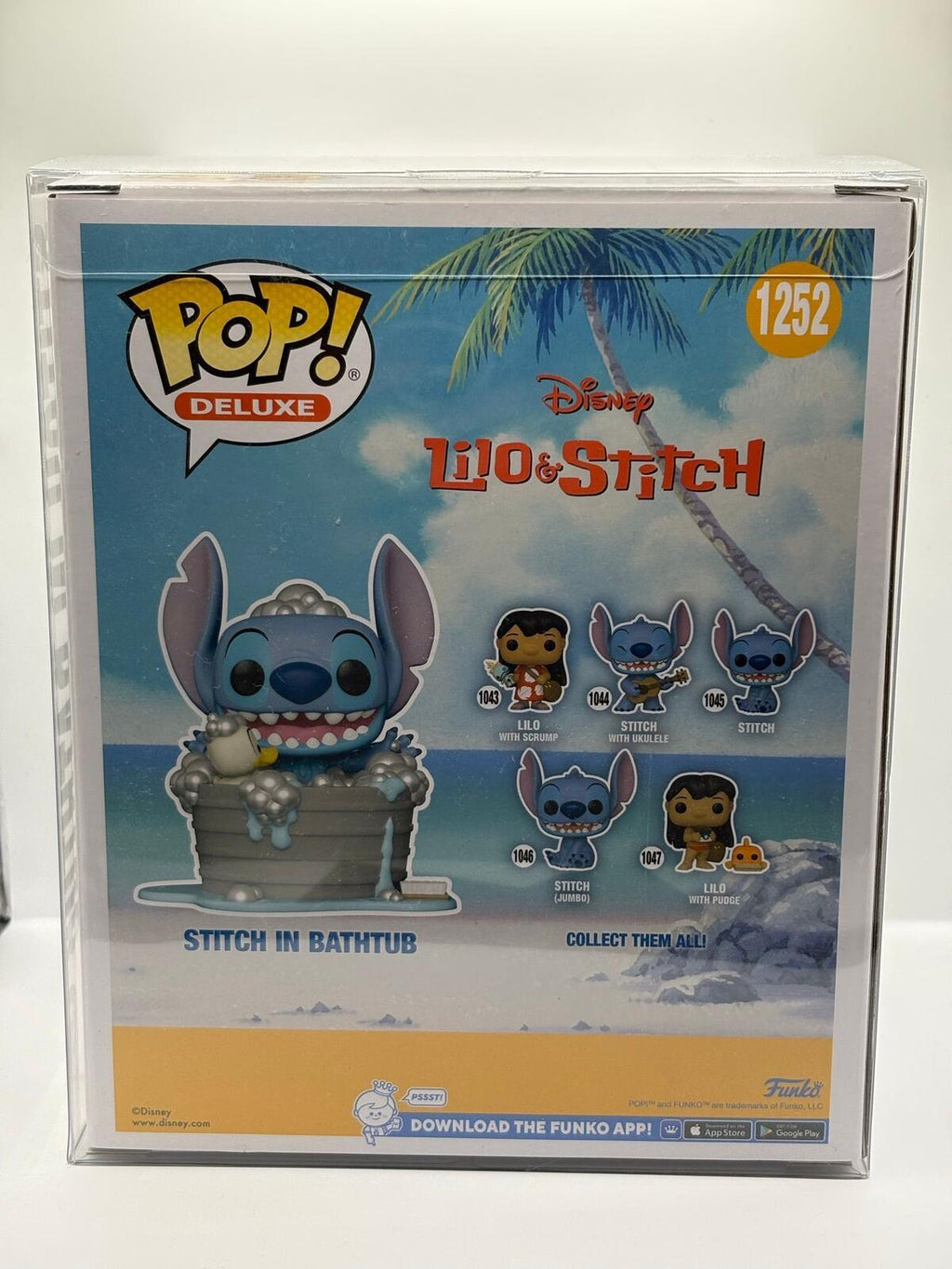 Funko Pop! Deluxe Disney Lilo & Stitch Stitch in Bathtub Vinyl Figure #1252