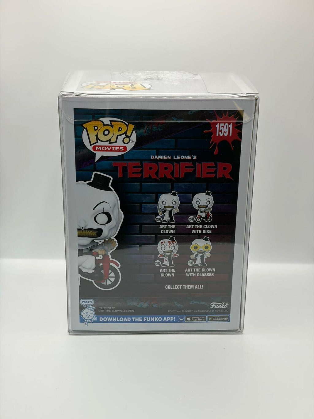 Funko Pop! Movies Terrifier Art the Clown with Bike #1591