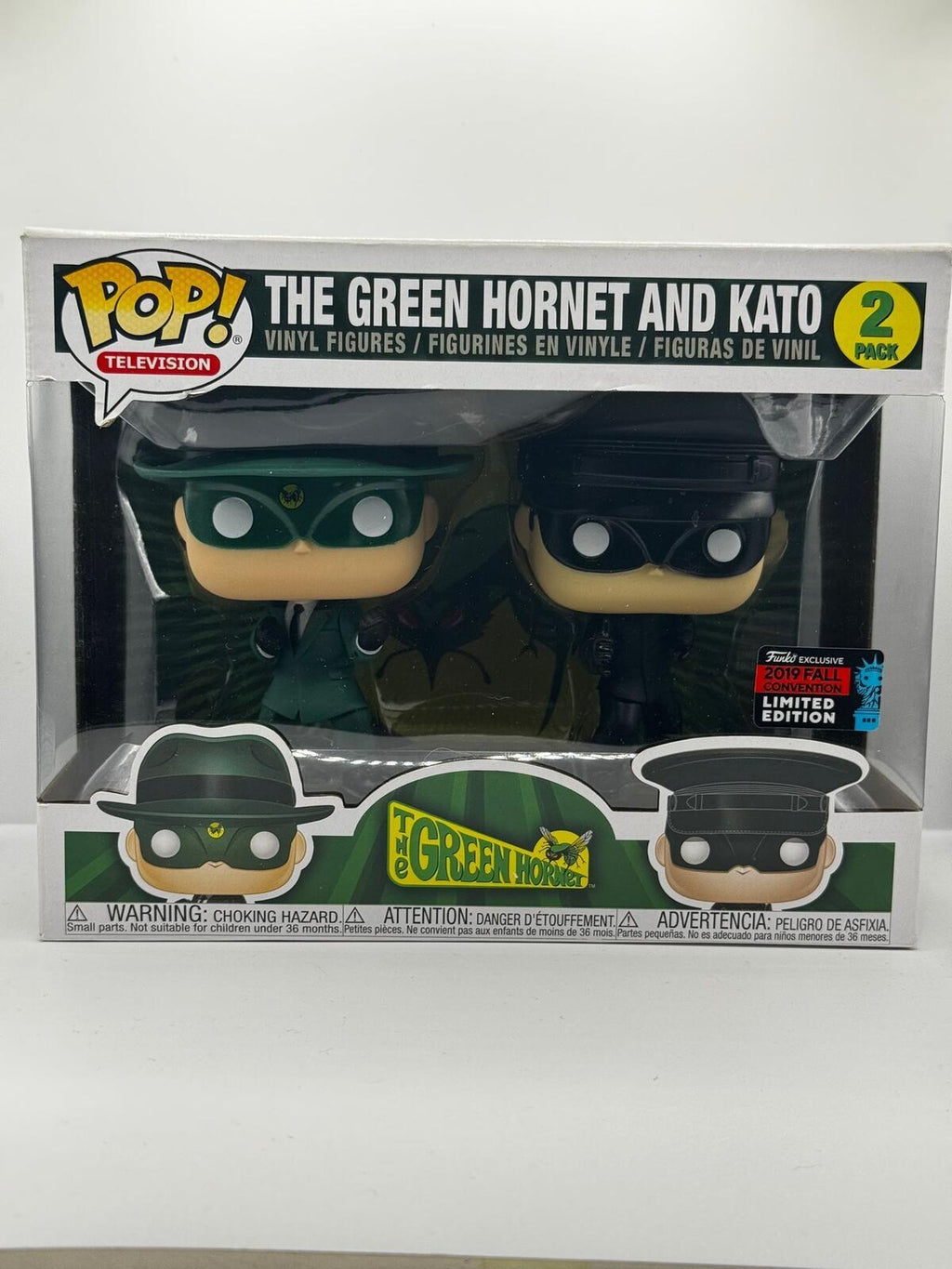Funko Pop! Television The Green Hornet and Kato 2-Pack Vinyl Figures