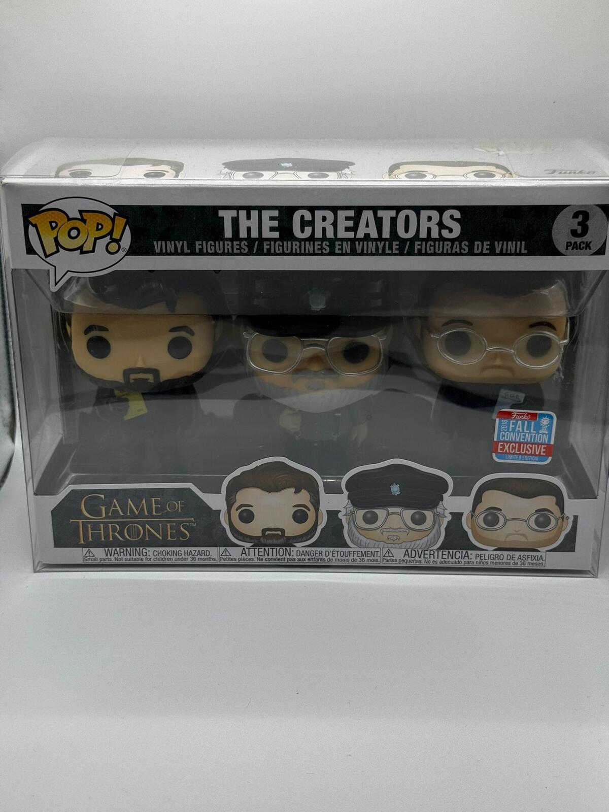 Funko Pop! The Creators Game of Thrones 3-Pack Vinyl Figure Set