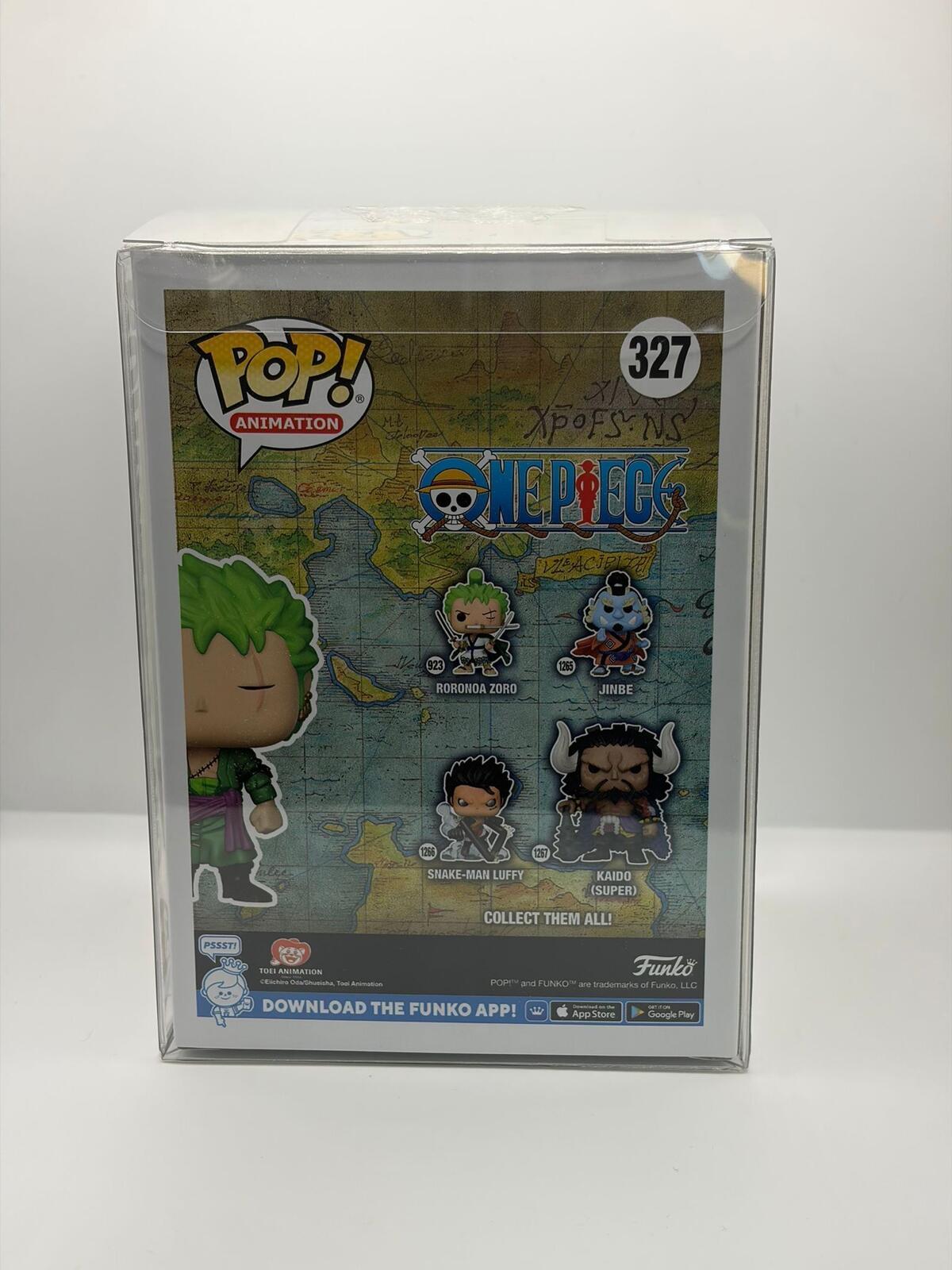 Funko Pop Animation One Piece Roronoa Zoro #327 Glow in the Dark Vinyl Figure