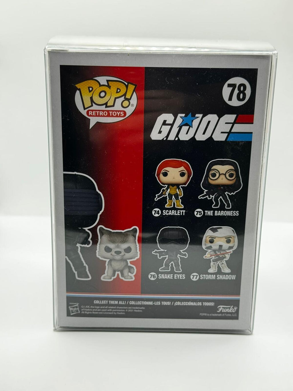 Funko Pop! Retro Toys G.I. Joe Snake Eyes with Timber #78 Exclusive Vinyl Figure