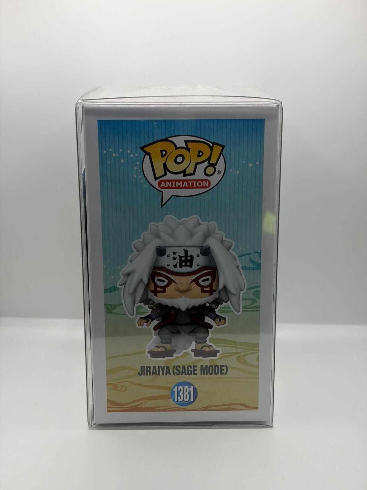 Funko Pop! Animation Naruto Shippuden Jiraiya (Sage Mode) #1381 AAA Autographed