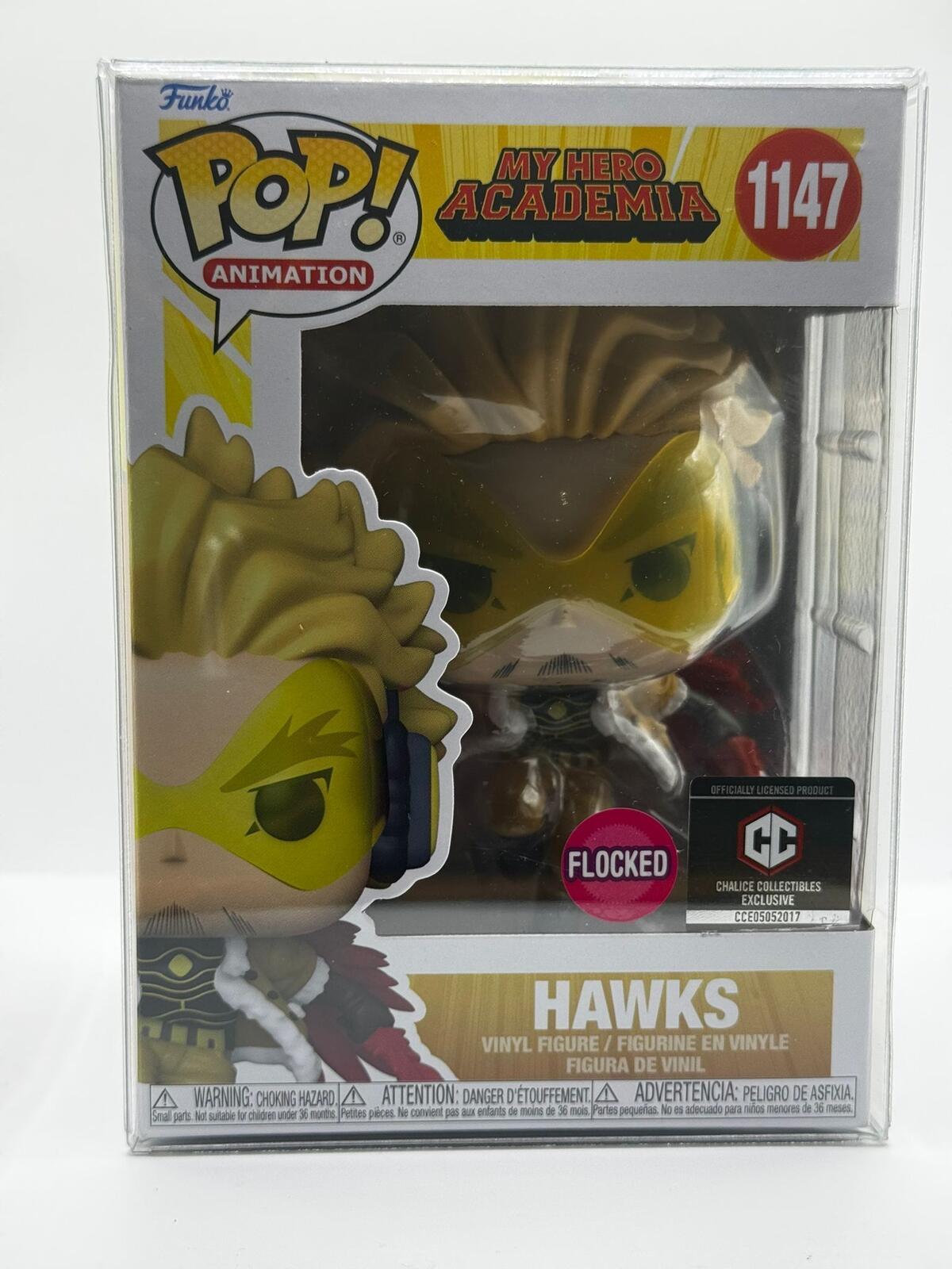 Funko Pop! Animation My Hero Academia Hawks #1147 Flocked Vinyl Figure