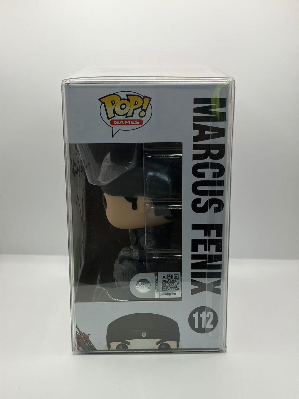Funko Pop! Marcus Fenix #112 Gears of War Exclusive Signed by John DiMaggio