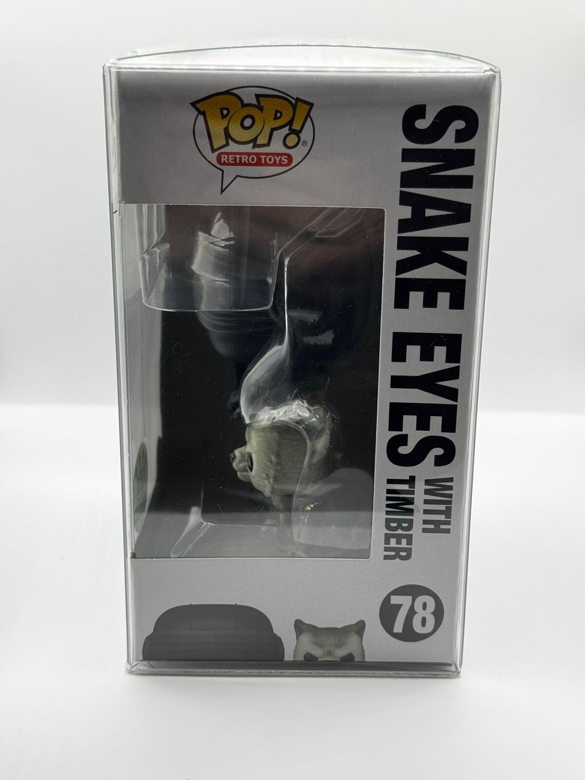 Funko Pop! Retro Toys G.I. Joe Snake Eyes with Timber #78 Exclusive Vinyl Figure