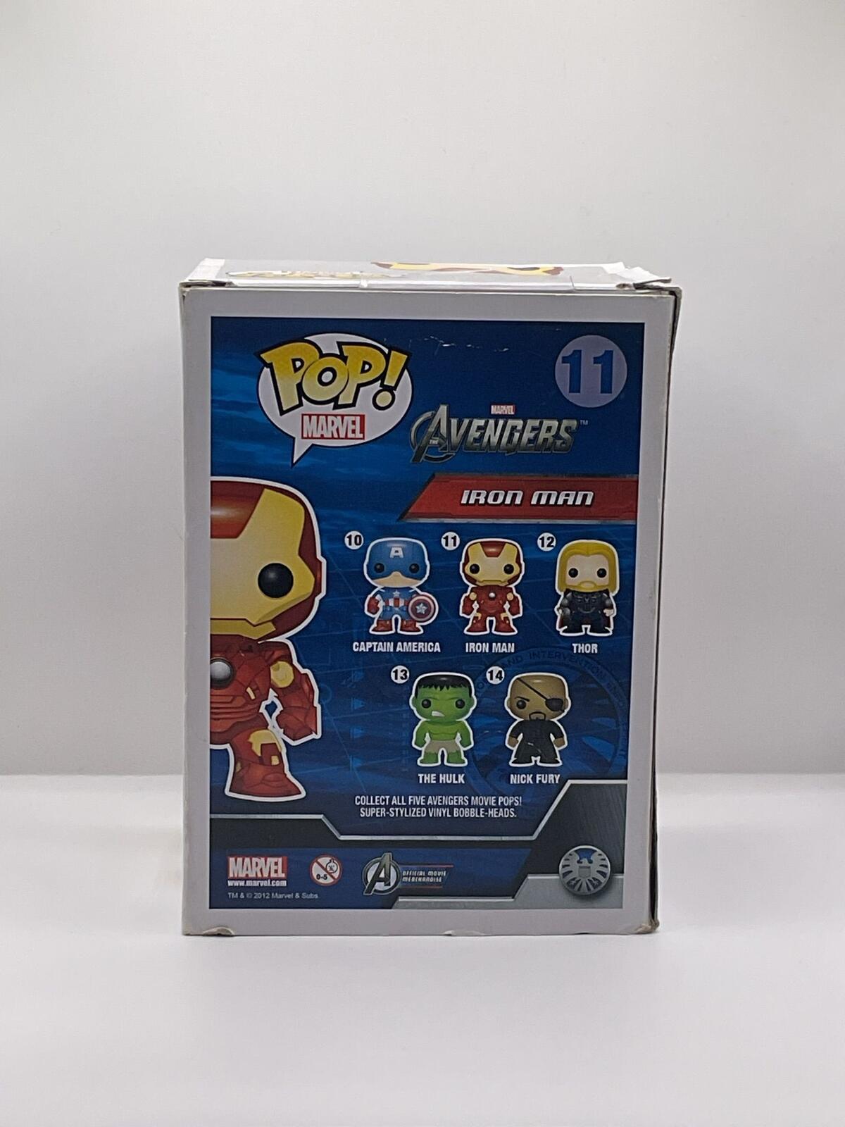 Funko Pop Marvel Avengers Iron Man Vinyl Bobble-Head #11