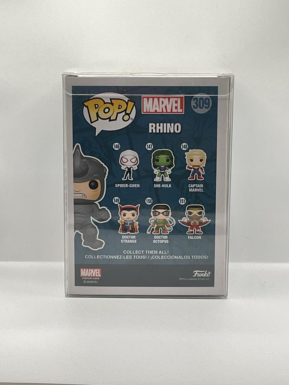 Funko Pop! Marvel 309 Rhino Exclusive Vinyl Figure