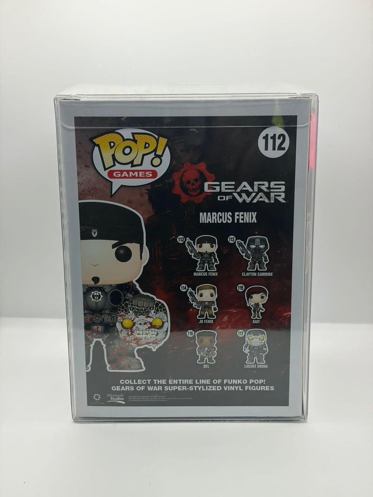 Funko Pop! Marcus Fenix #112 Gears of War Exclusive Signed by John DiMaggio
