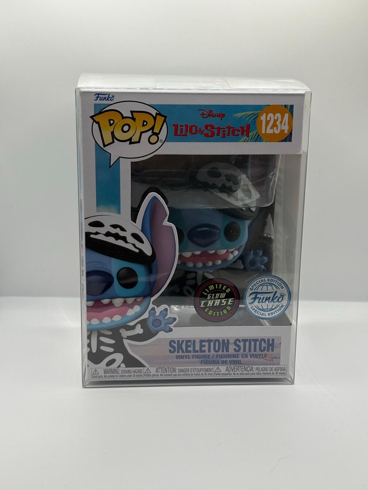 Funko Pop! Disney Lilo & Stitch Skeleton Stitch #1234 Glow Chase
