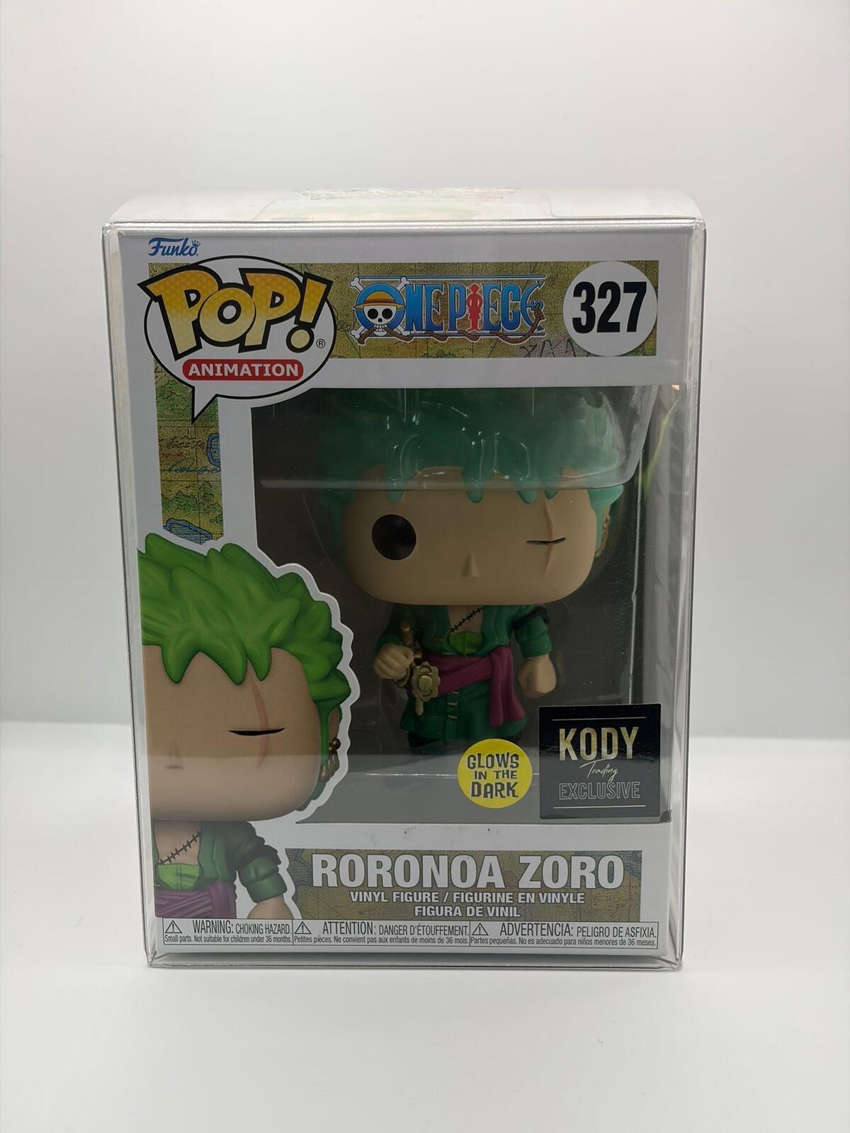 Funko Pop Animation One Piece Roronoa Zoro #327 Glow in the Dark Vinyl Figure
