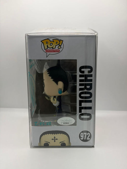 Funko Pop Animation Hunter x Hunter Chrollo Vinyl Figure #972 Autographed