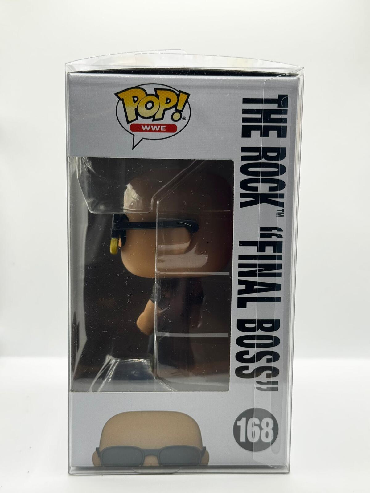 Funko Pop WWE The Rock "Final Boss" Vinyl Figure #168 Special Edition